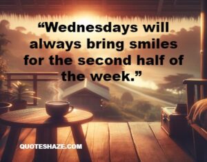 wednesdays will always bring smiles for the second half of the week