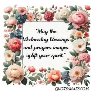 May the Wednesday blessings and prayers images uplift your spirit