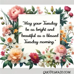 May your Tuesday be as bright and beautiful as a blessed tuesday morning