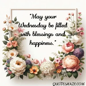May your Wednesday be filled with blessings and happiness