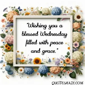 Wishing you a blessed Wednesday filled with peace and grace