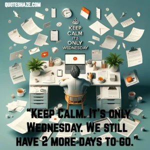keep calm. it’s only wednesday. we still have 2 more days to go.