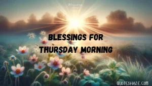blessings for thursday morning