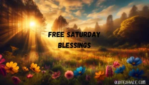 free saturday blessings