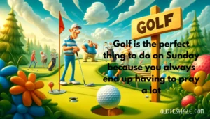 funny golf one liners