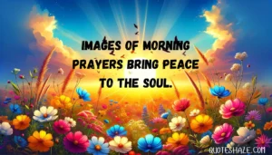 images of morning prayers bring peace to the soul.