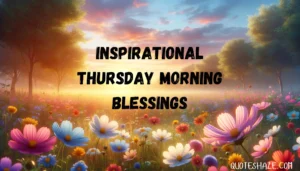 inspirational thursday morning blessings