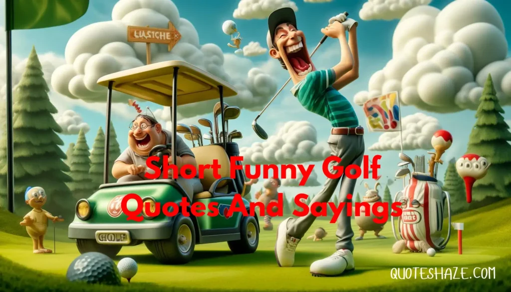 short funny golf quotes