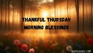 thankful thursday morning blessings