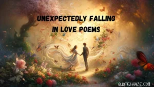 unexpectedly falling in love poems