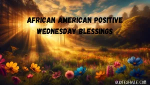 african american positive wednesday blessings