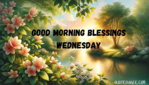 good morning blessings wednesday