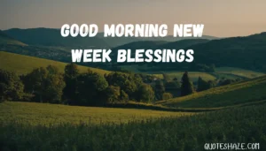 good morning new week blessings