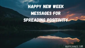 happy new week messages