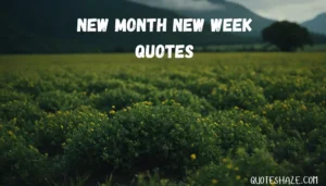 new month new week quotes