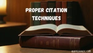 proper citation techniques