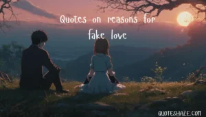 quotes on reasons for fake love